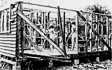 Putting up the clubhouse