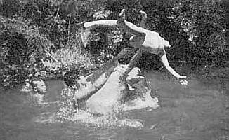 Splashing about