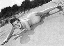 Feeling sand on the body
