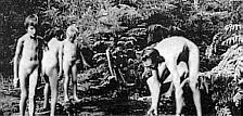 Family in a creek