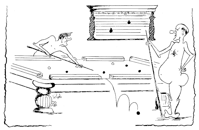 Cartoon: no pockets allowed