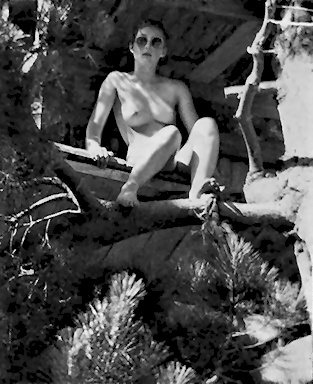 Girl in a tree