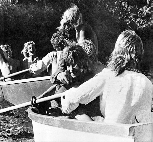 NYC members in two boats